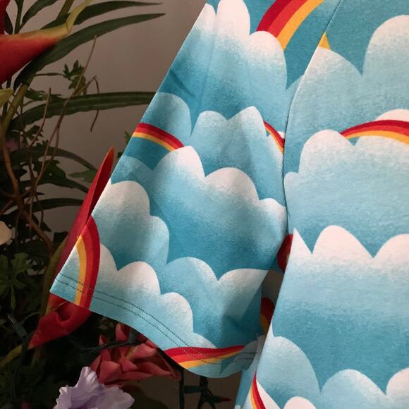 Modcloth On Cloud Mine! Rainbow T-Shirt Mini Dress - Picture 7 of 12